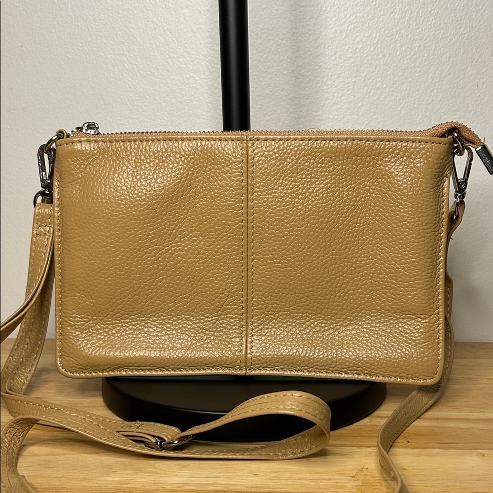 Elegant Tan Crossbody Bag